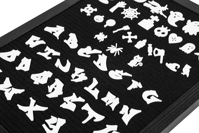 G GAMIT Precut-Letter Sets for Felt Letter Board, Halloween Emoji and Gothic Style Letters Sign Letters Only No Board Included. - Image 4